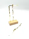 Boucles d'oreilles pendantes petits cubes n°98