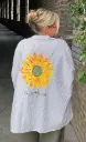 Chemisier ligné Tournesol