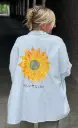 Chemisier ligné Tournesol