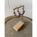 Boucles d'oreilles petites fleurs n°34