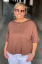 T-shirt Boutons dos