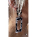 Boucles d'oreilles rectangle Animals n°70