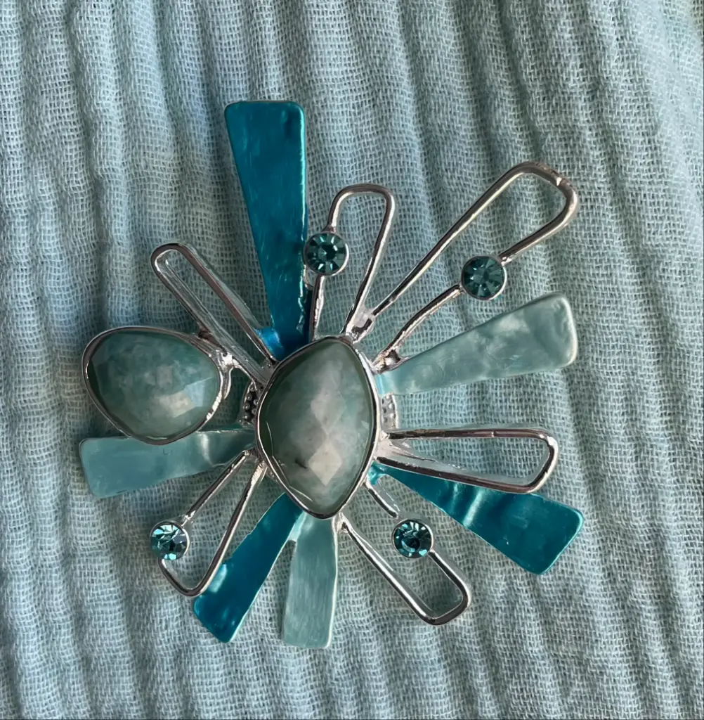 Broche aimant Fleurs Trombones