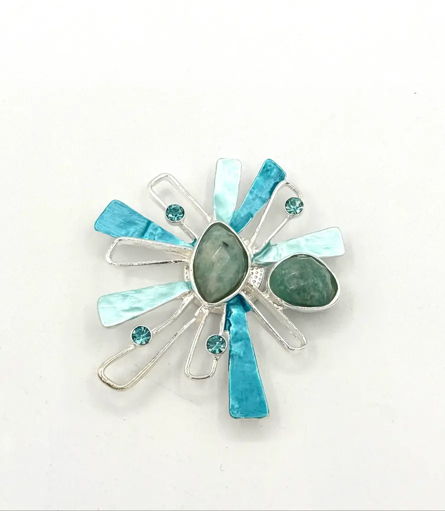 Broche aimant Fleurs Trombones