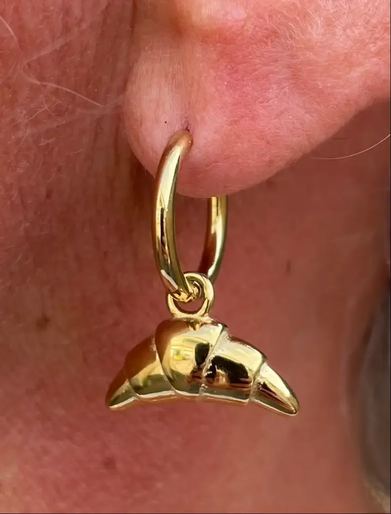 Boucles d'oreilles croissant 