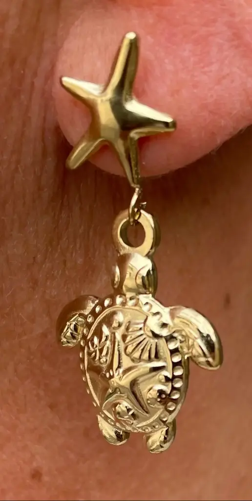Boucles d'oreilles tortues n°261