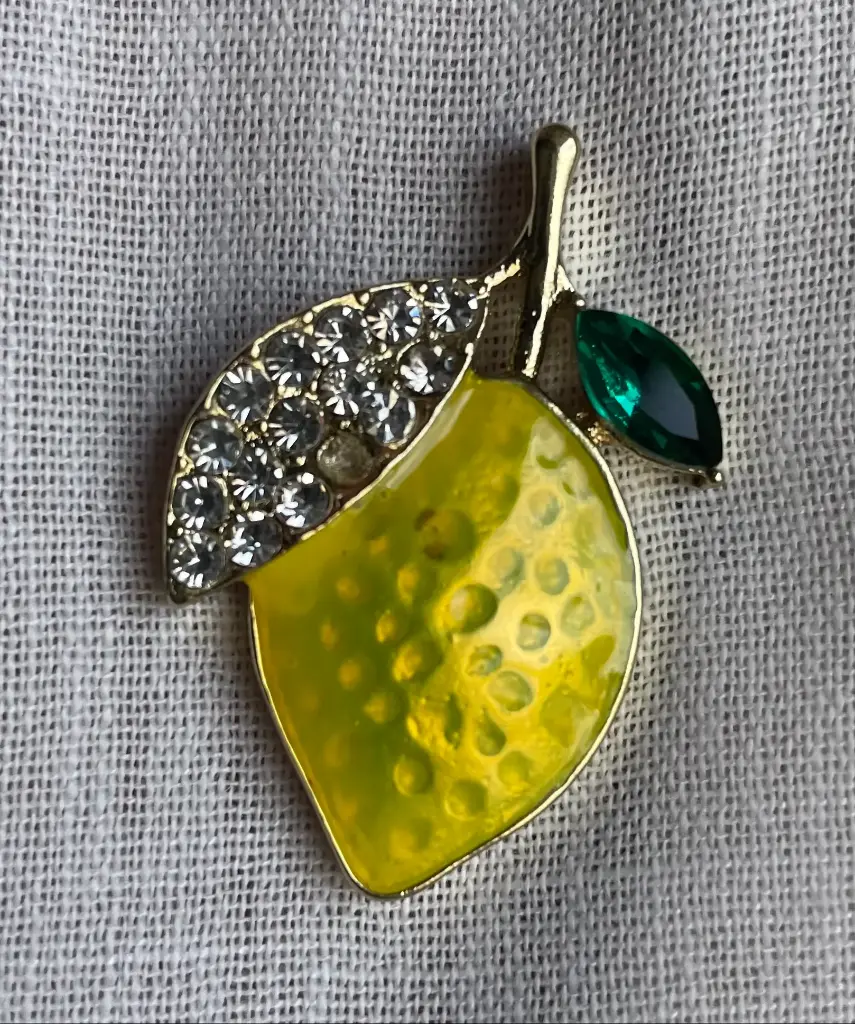 Broche aimant Citron