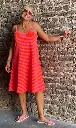 Robe courte Marin brides