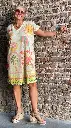Robe Lurex courte Flamand Rose