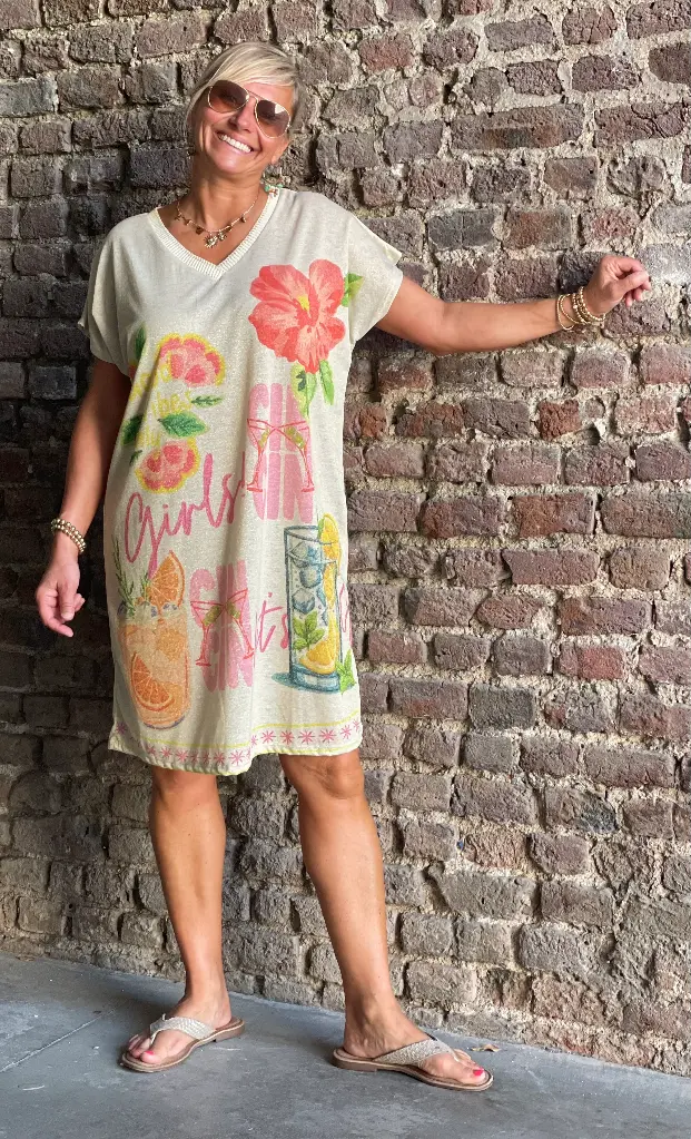 Robe Lurex courte Girls