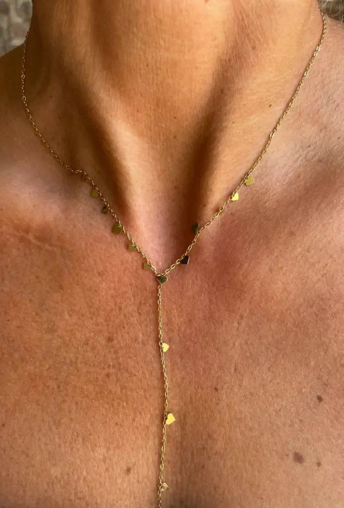 Collier chaîne pendant Minis Coeurs XL1147