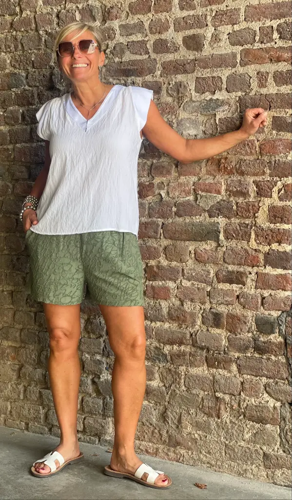 Short flocage éponge