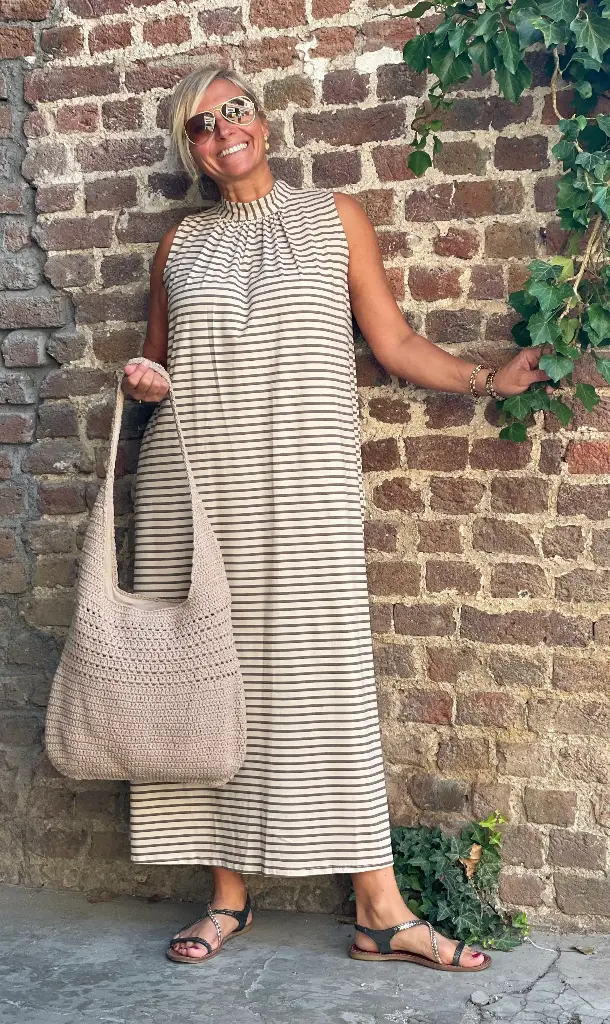 Robe longue Marin
