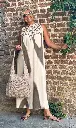 Robe longue Marin