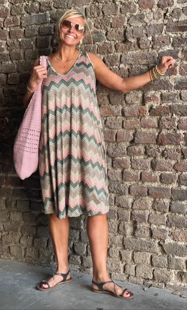 Robe courte Holy Zig-Zag