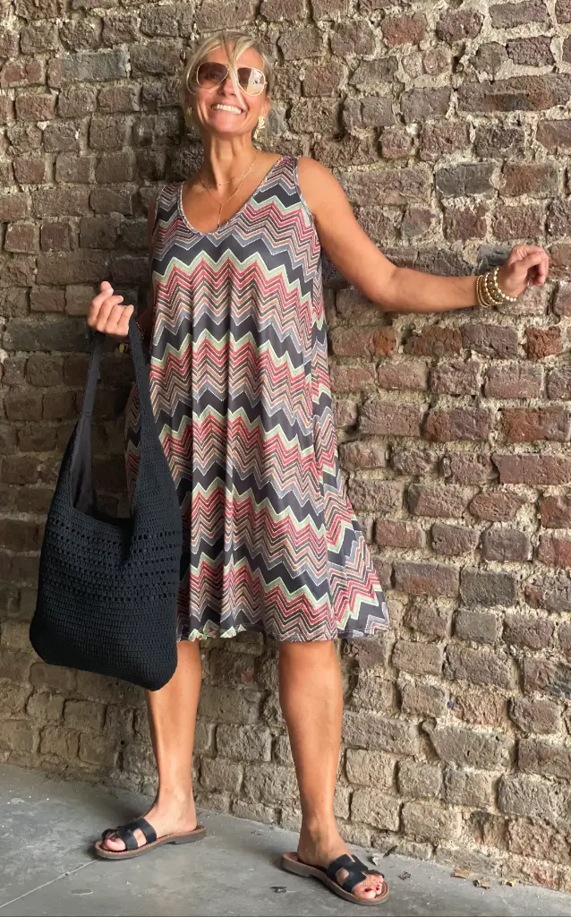 Robe courte Holy Zig-Zag