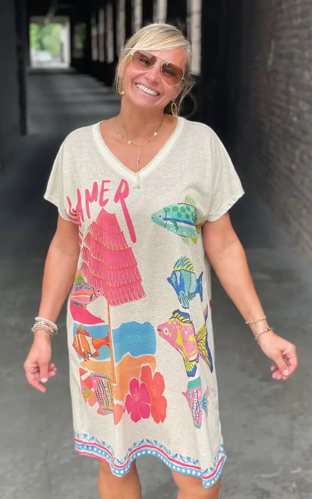 Robe Lurex courte Summer