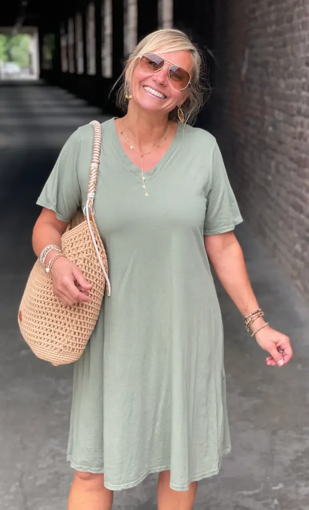 Robe courte t-shirt