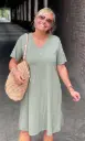 Robe courte t-shirt