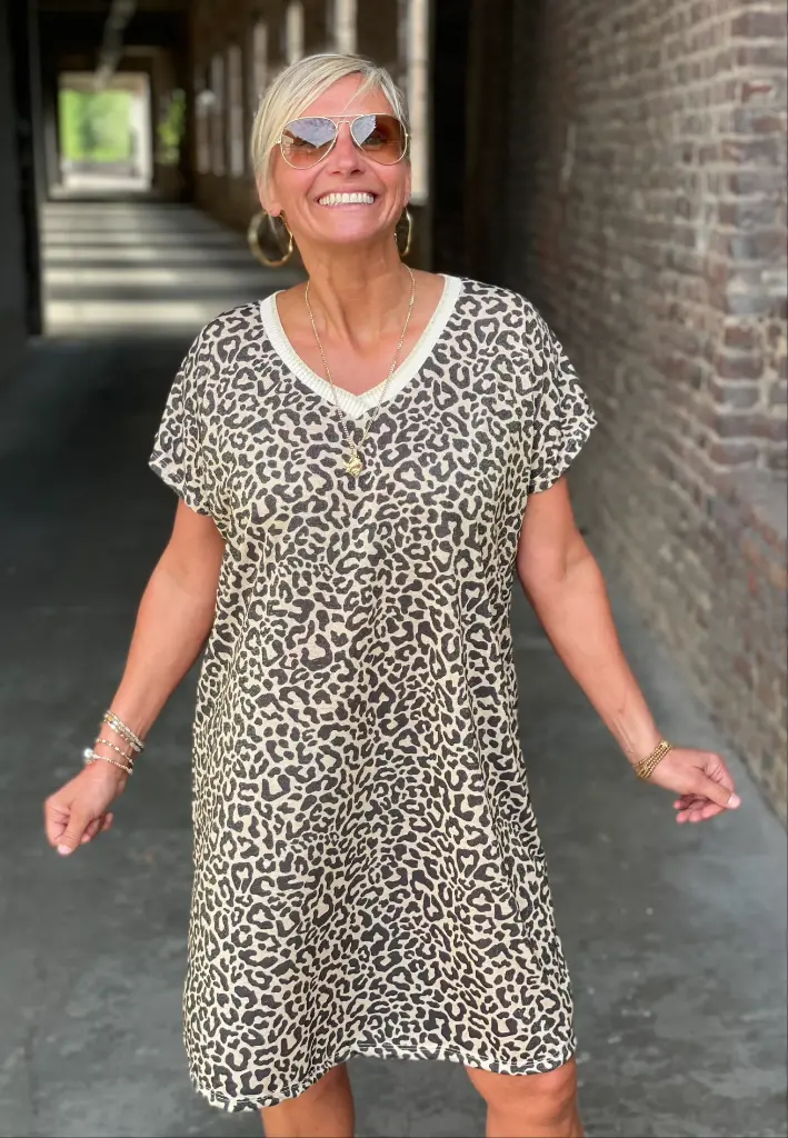 Robe courte Lurex Léo