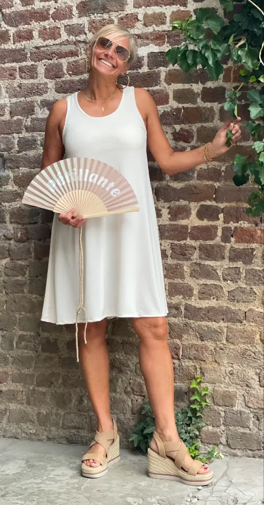 Robe courte dos croisé 