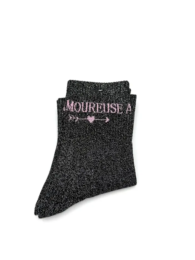 Chaussettes Paillettes Amoureuse Démarquées