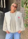 Gilet sans manches teddy
