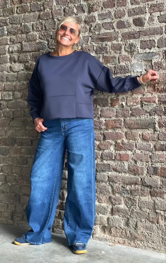 Jeans barrel couture 