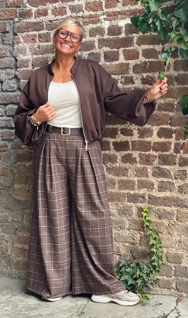 Pantalon large carre