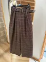 Pantalon large carreaux