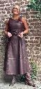 Robe sans manches Simili