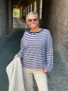 T-shirt marin longues manches