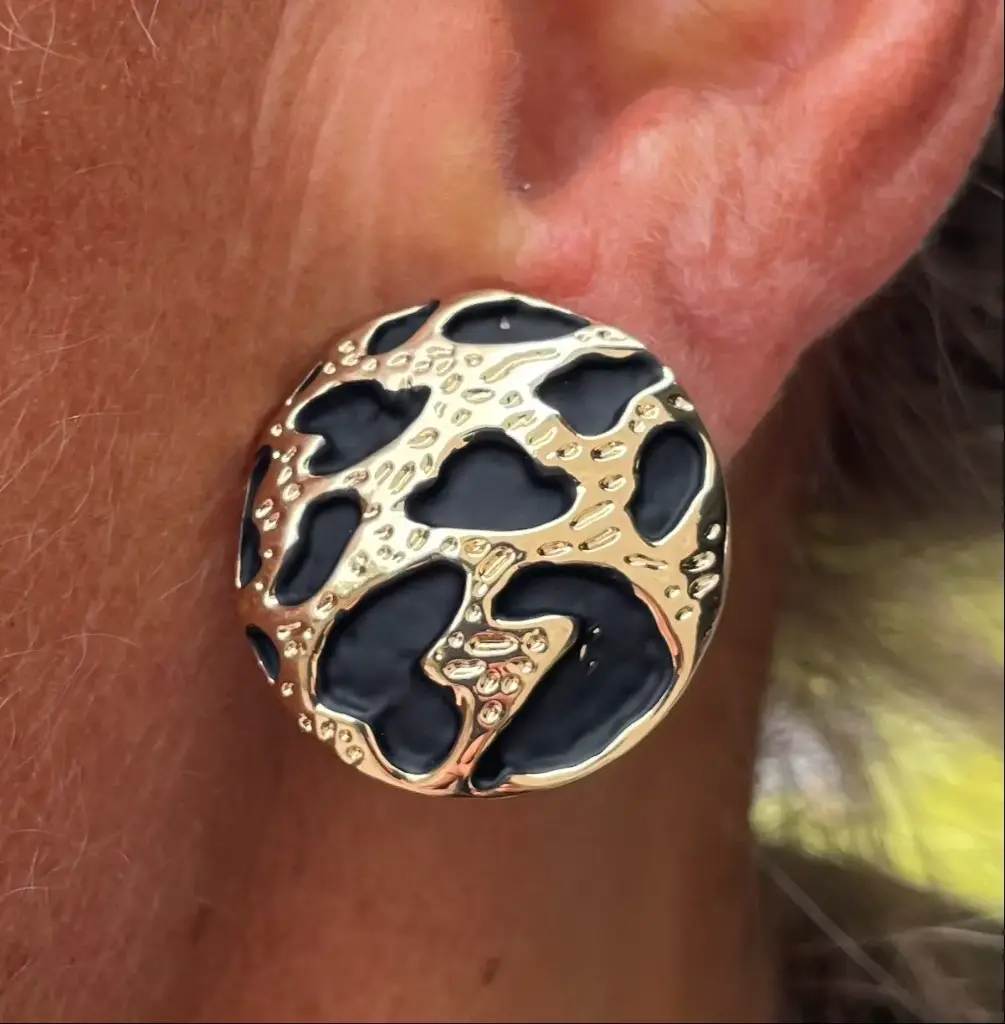 Boucles d'oreilles CLIPS rond léo n°291