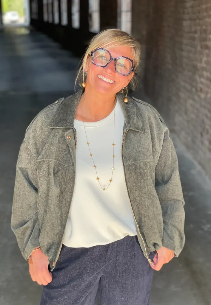 Blouson Peau de pêche