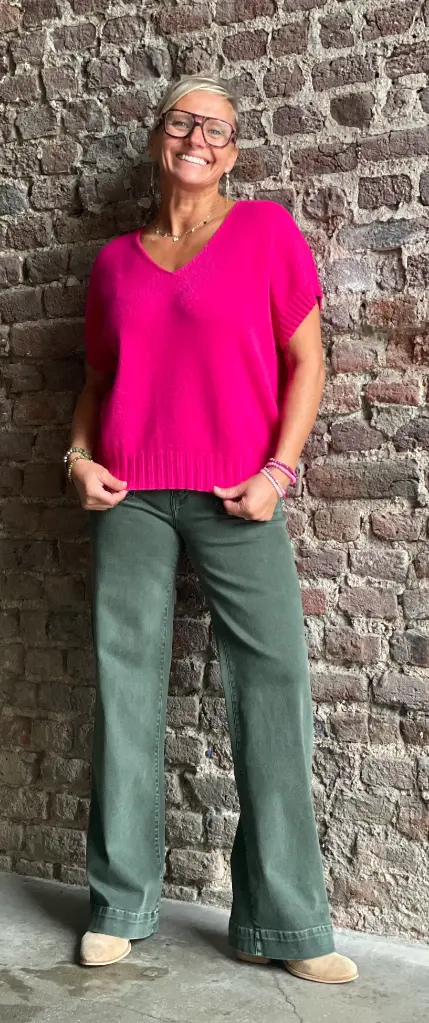 Pantalon 4 poches appliquées