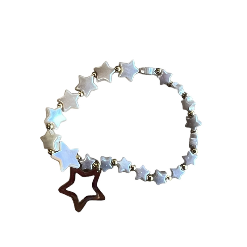 Bracelet élastique étoile pendante n°36