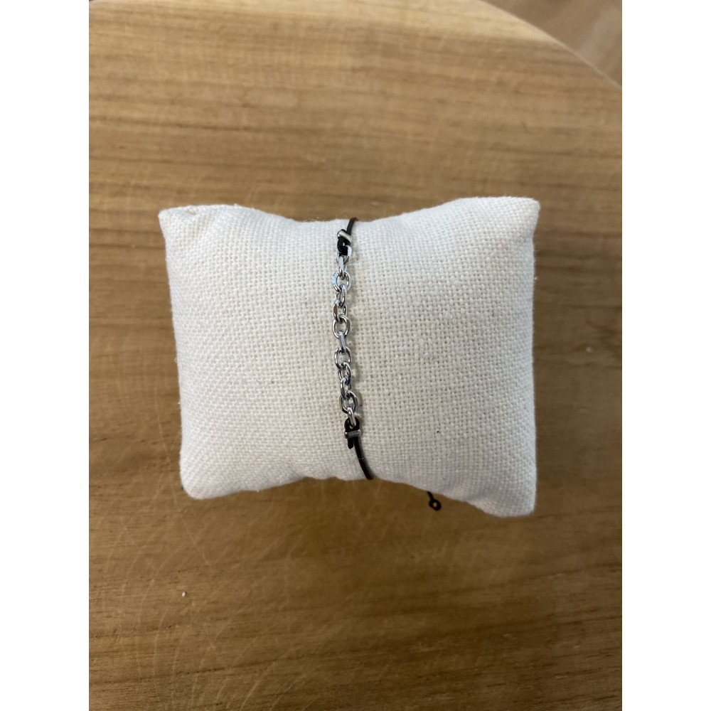 Bracelet fin réglable chaine