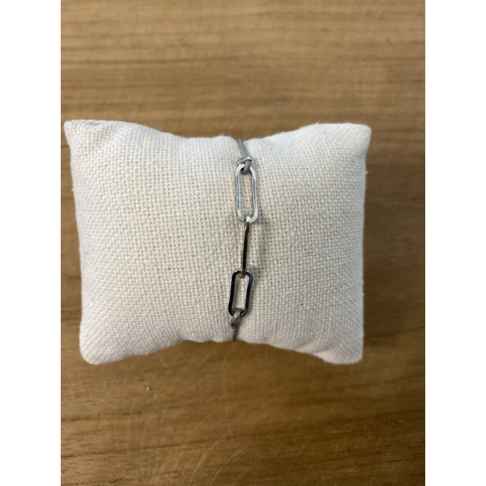 Bracelet fin réglable maillons