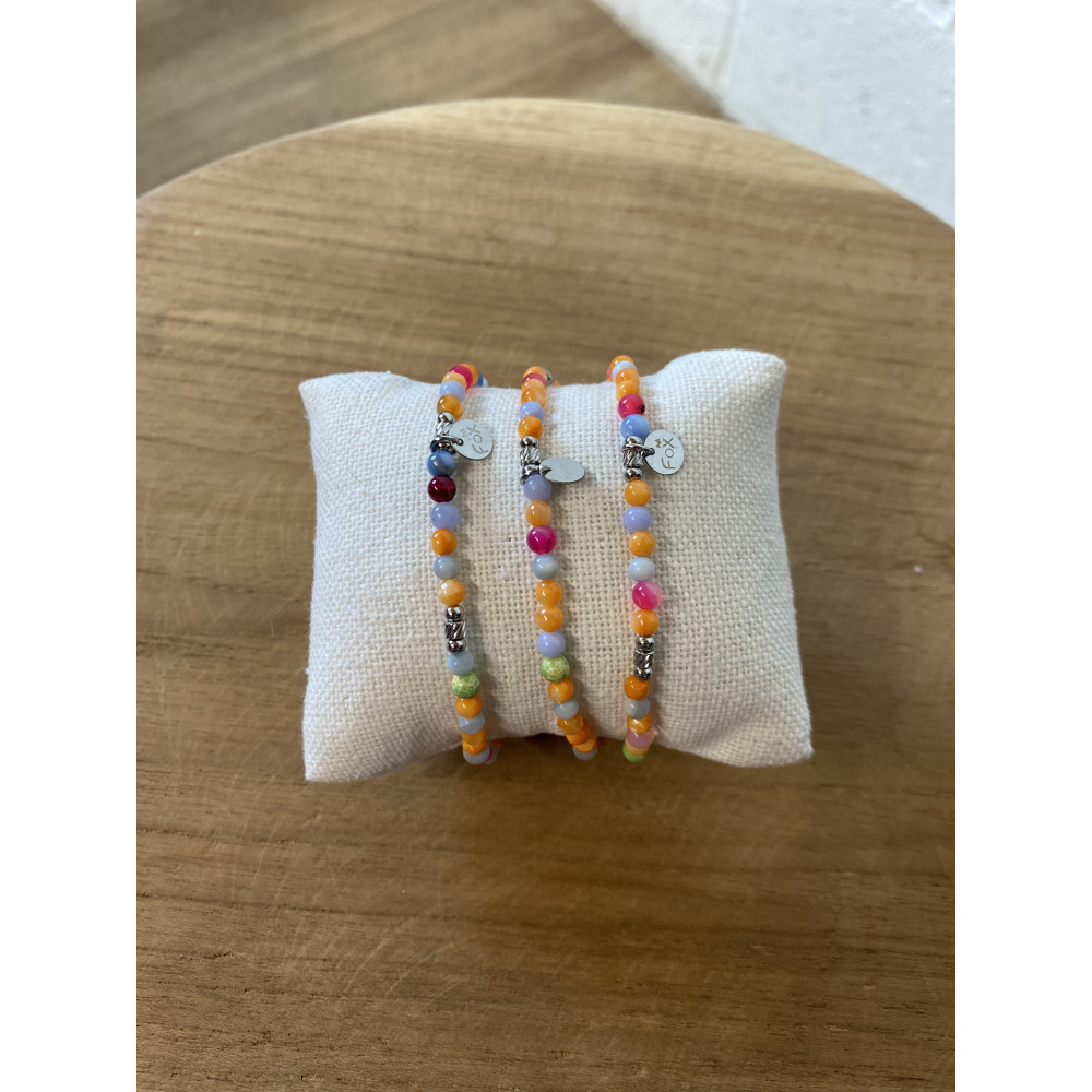 Bracelet minis billes colors n° 77