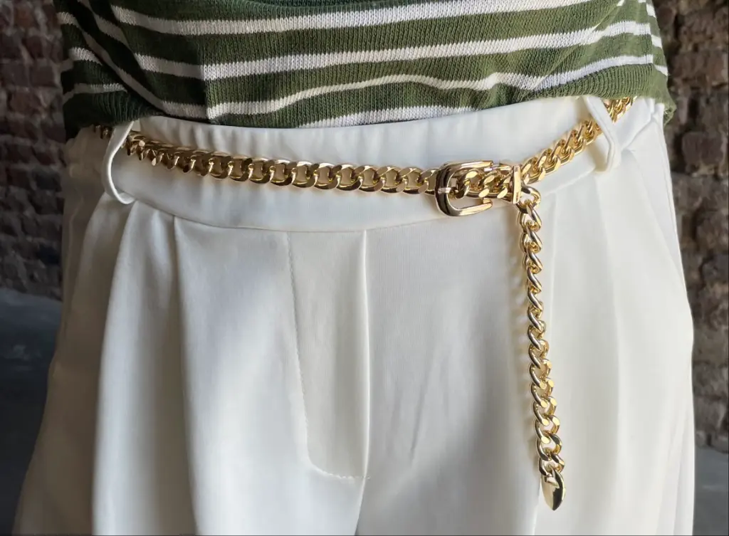 Ceinture chaîne maillon