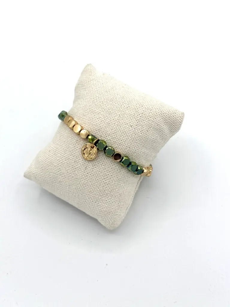 Bracelet n°304 (Vert foncé) 