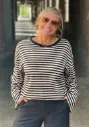 T-shirt marin longues manches