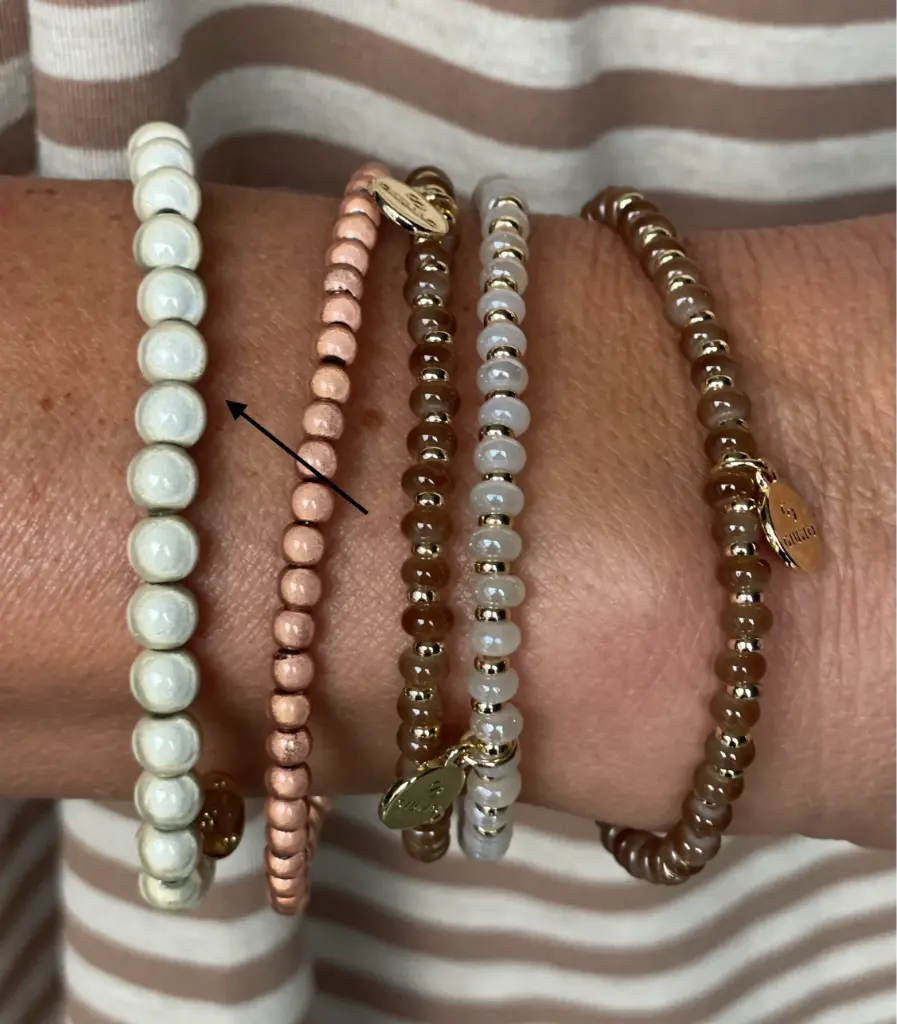 Bracelet perles rondes Méduim