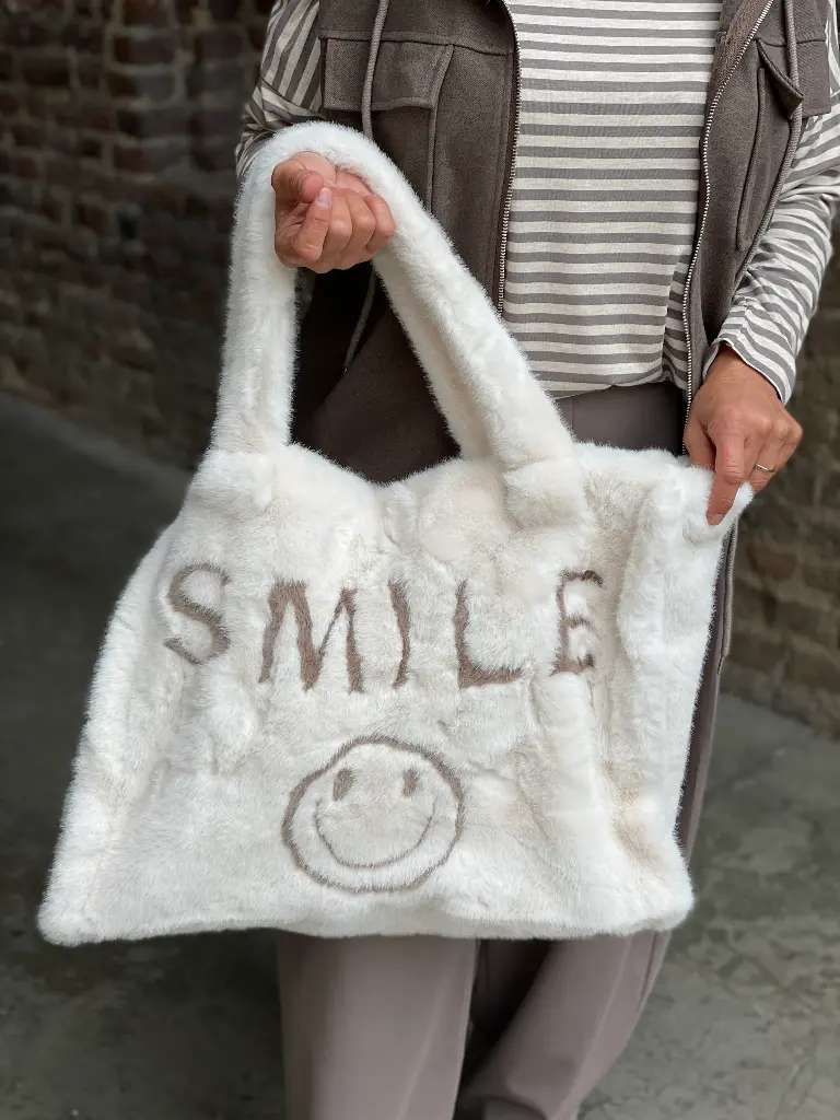 Cabas fourrure SMILE