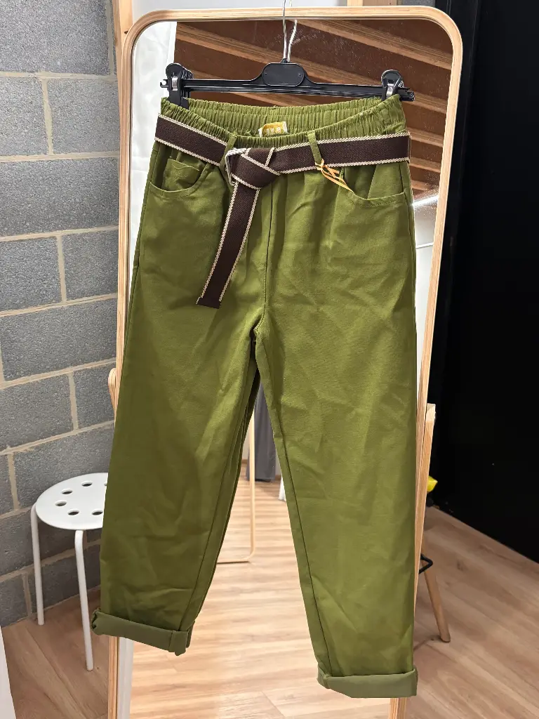 Pantalon carotte stretch