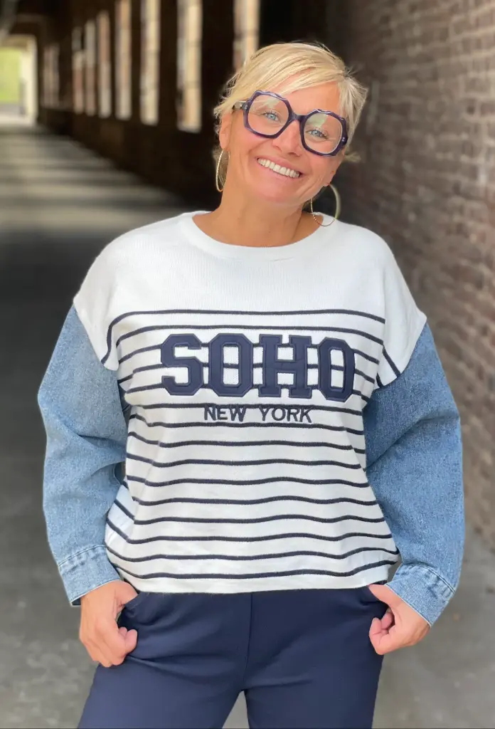 Pull manches Jeans Soho