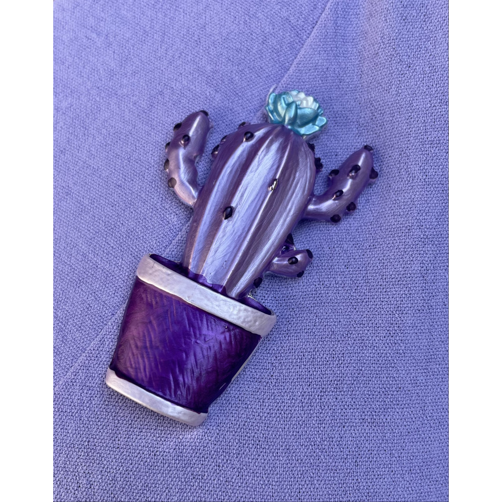 Broche aimant Cactus