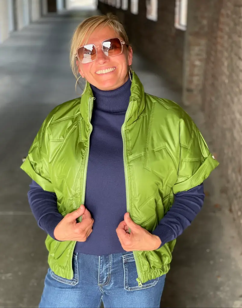 Veste courte sans manches Victoria