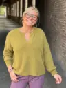 Pull angora col fendu