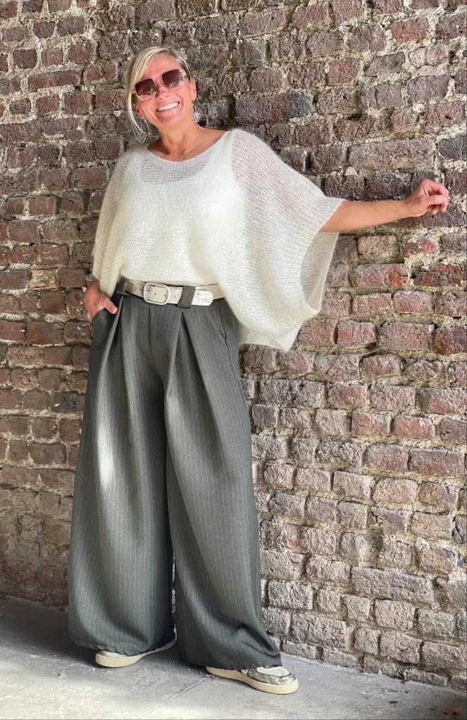 Jupe culotte fines lignes